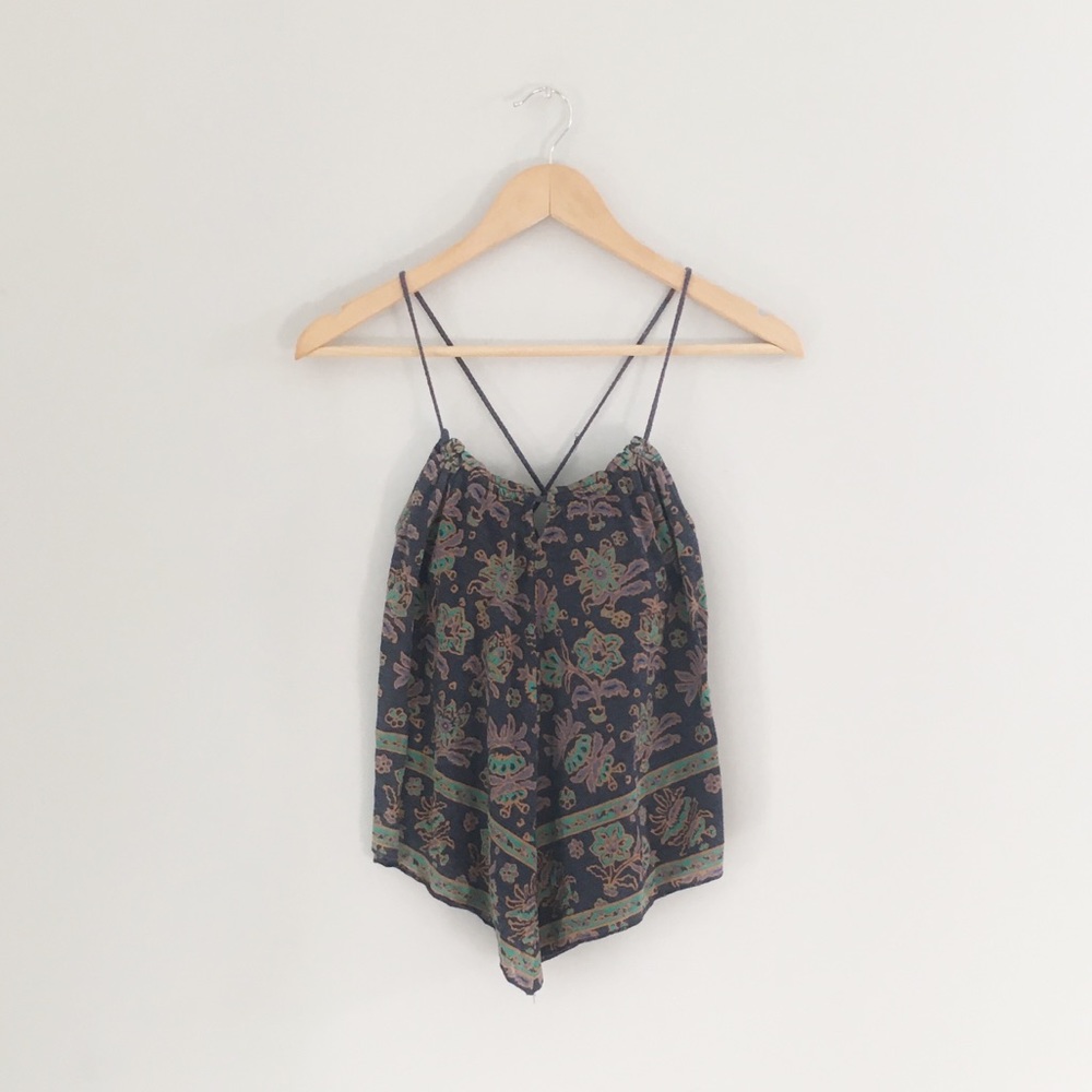 American Eagle Handkerchief Tank with Keyhole